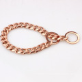 Factory Drop envío de 19 mm Caducas de perros Rose Gold Gold Pet para Rottweiler Doberman Bully Accesorios